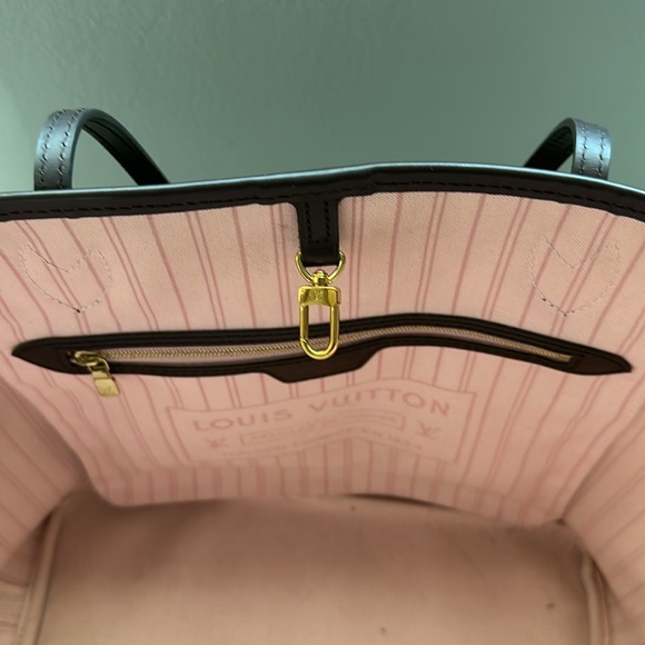 LOUIS VUITTON NEVERFULL MM PINK AND ALSO THE ORIGINAL POUCH INCLUDED
